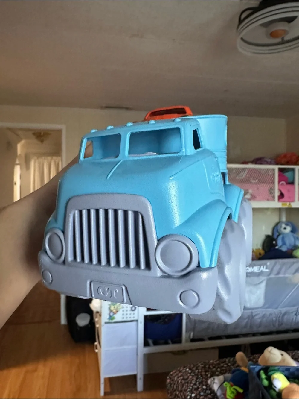 Green Toys Car Carrier with 3 Mini Cars - 100% Recycled Plastic